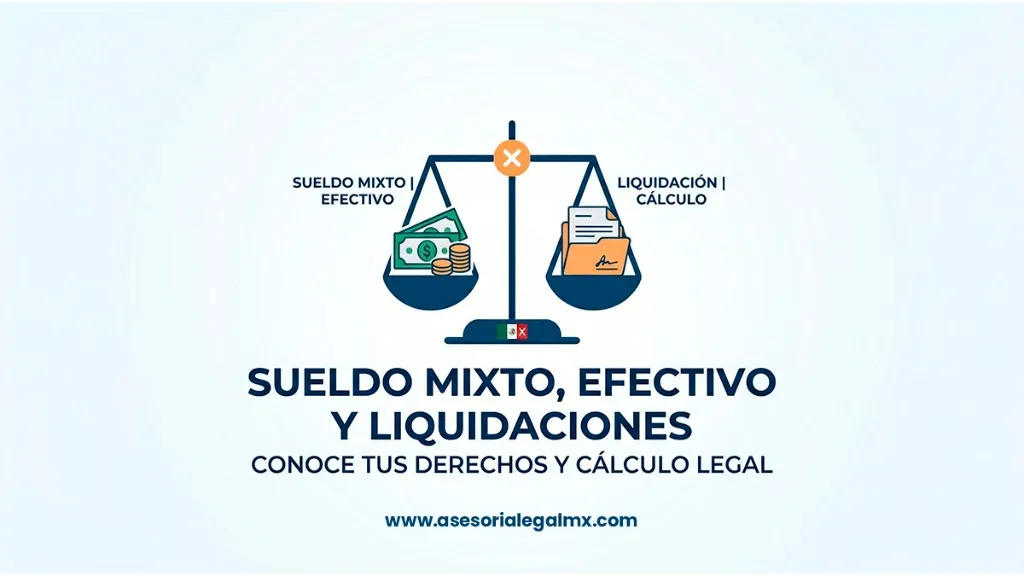 Sueldo mixto y en efectivo